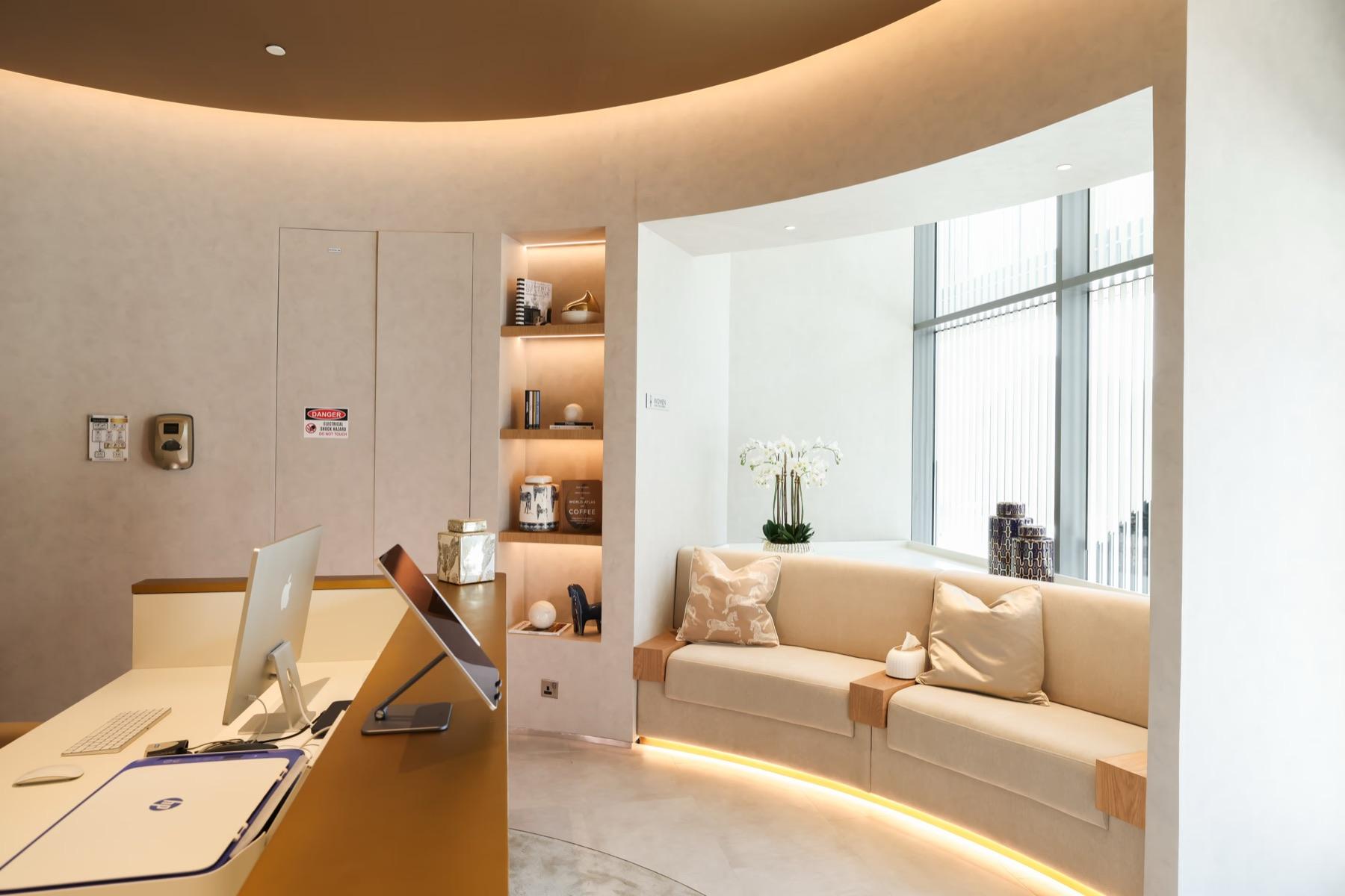 A consultation room at Shookra, Dubai